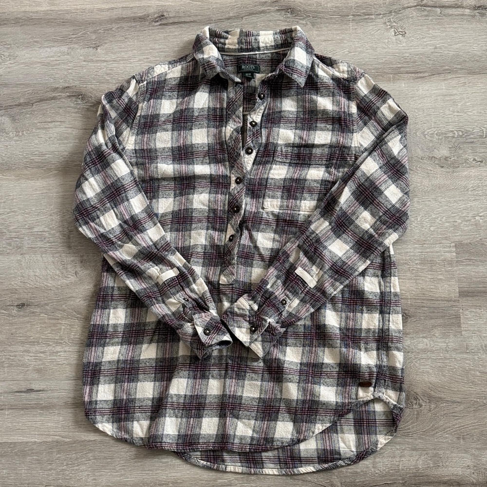 Roots Plaid Quarter Button-Up Shirt